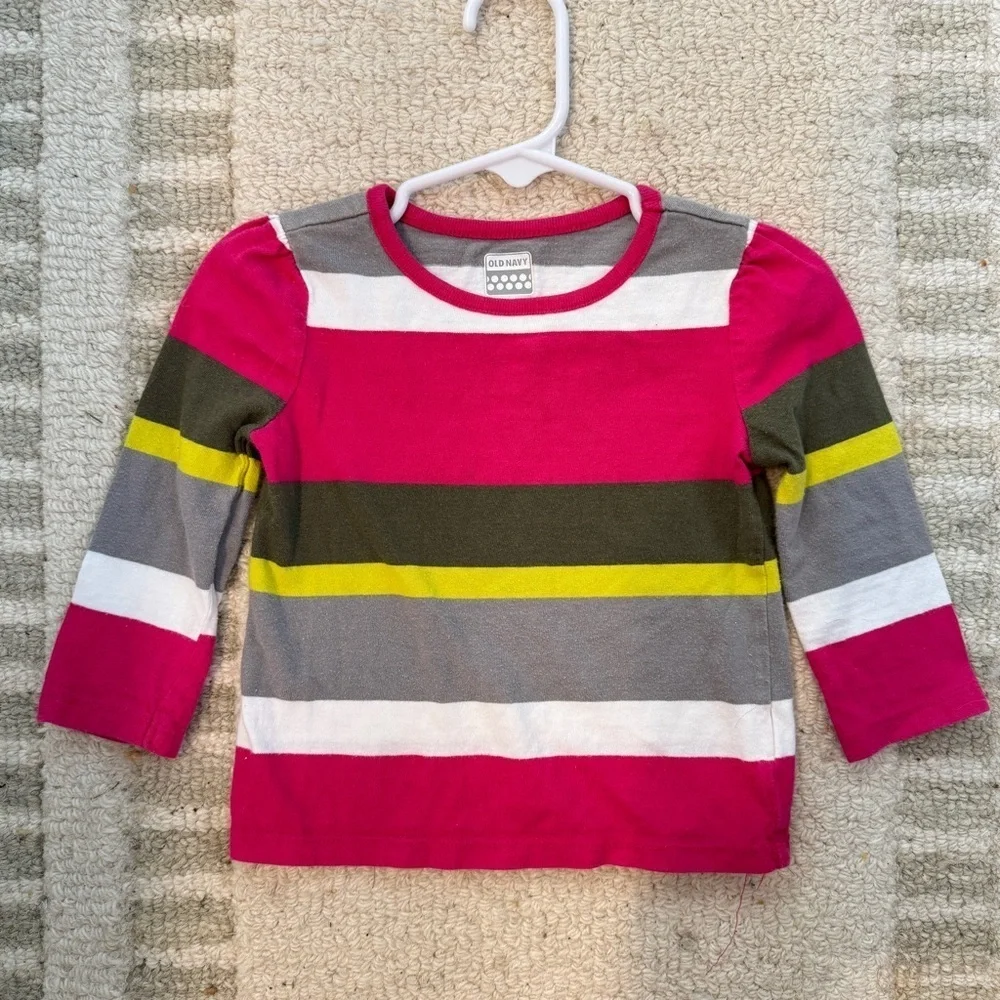 Multicolor Striped Long Sleeve Shirt